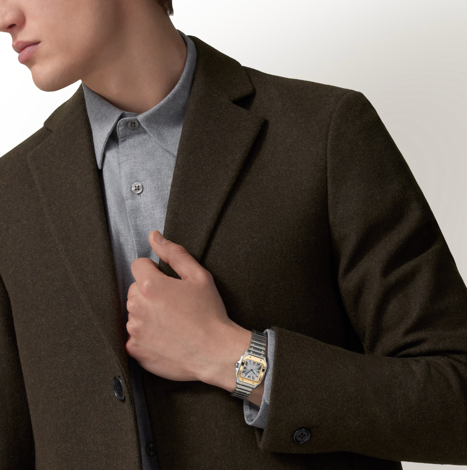Cartier Santos de Cartier Two-Tone Watch