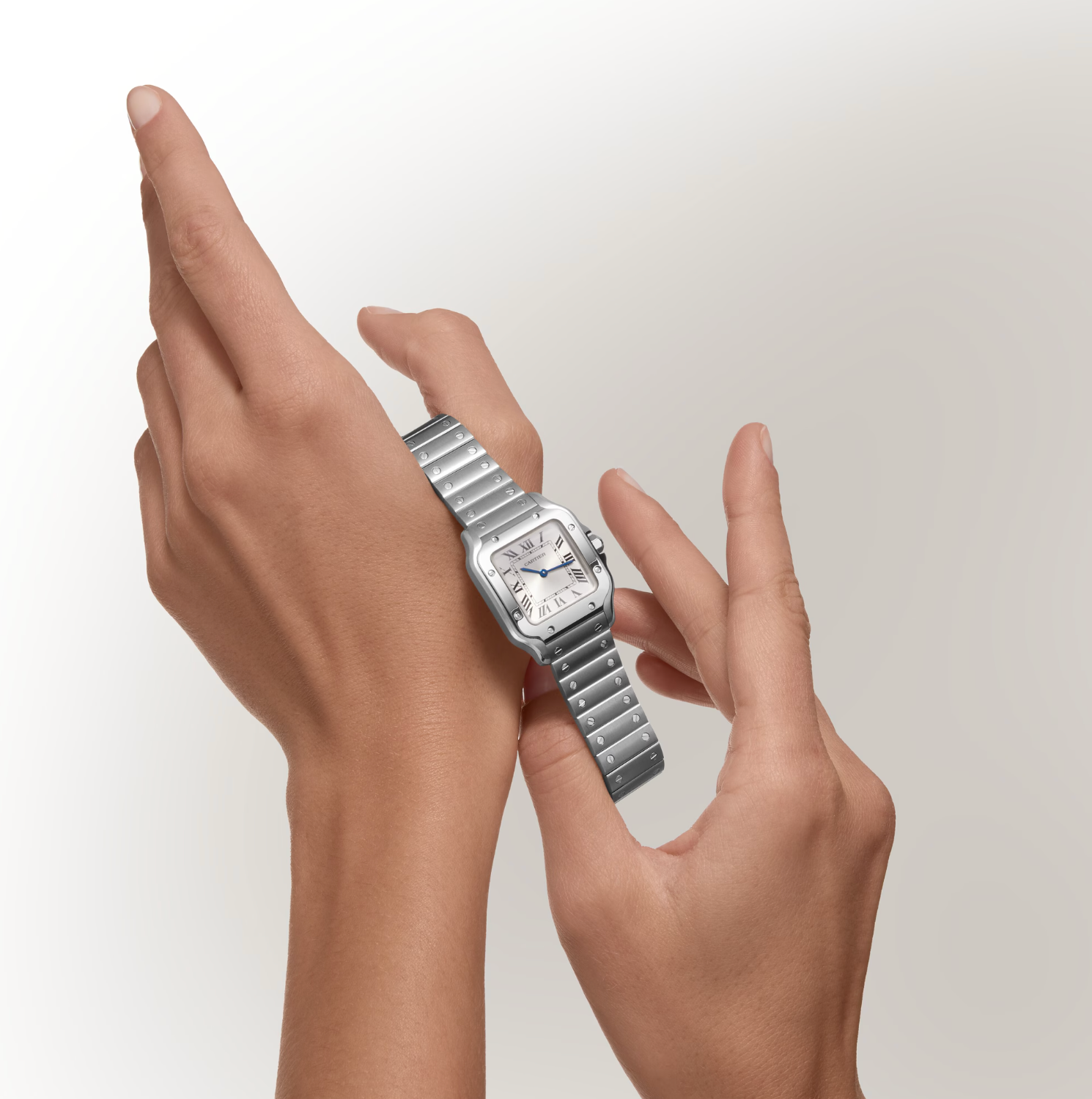 Cartier Santos de Cartier Steel Watch