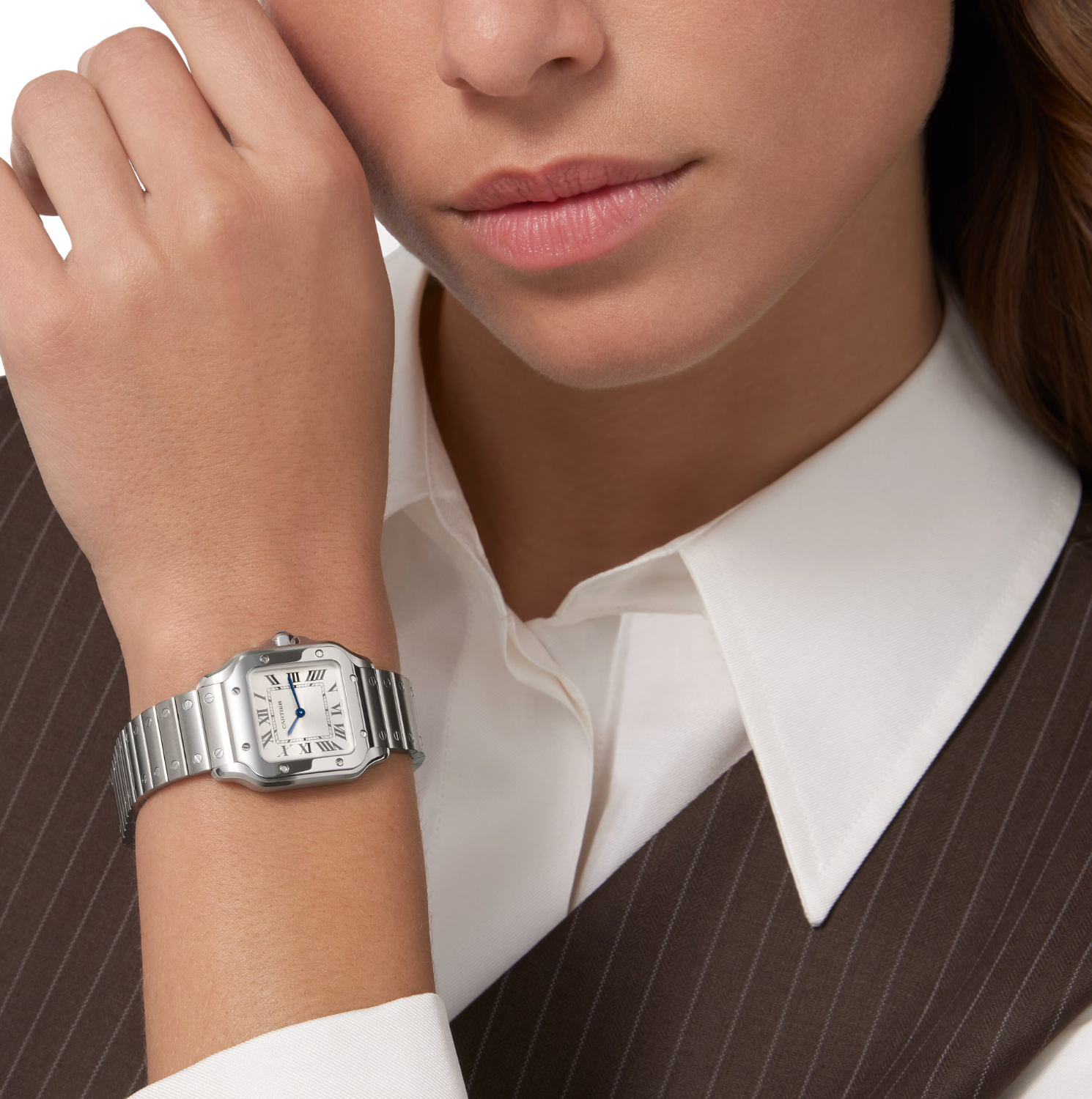 Cartier Santos de Cartier Steel Watch