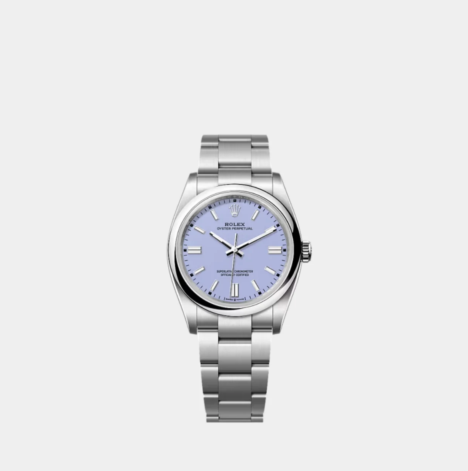 Rolex Oyster Perpetual 36 Oystersteel Lavender Ref. 126000-0013