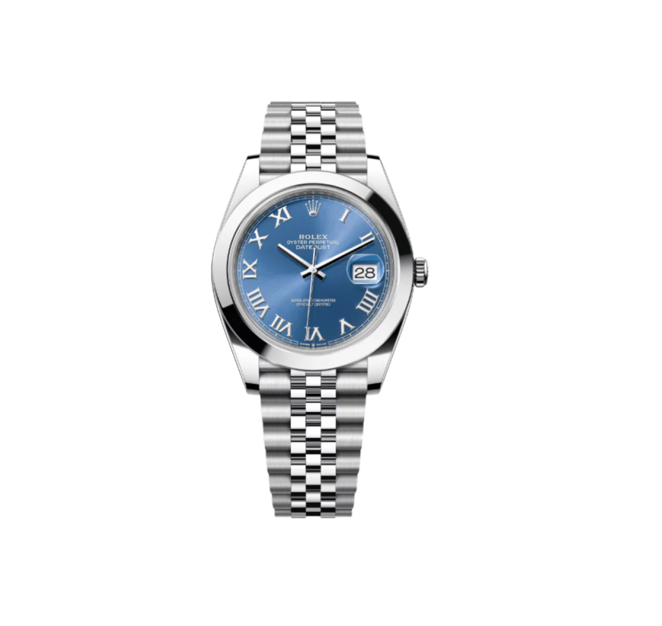 Rolex Datejust 41 Azzurro Blue Dial  Ref. 126300 (Pre-Owned)