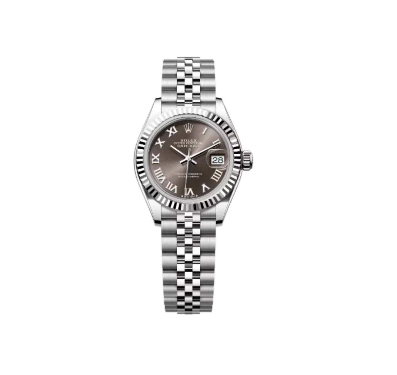 Rolex Lady-Datejust 28 Grey Roman Dial  Ref. 279174 (Pre Owned)