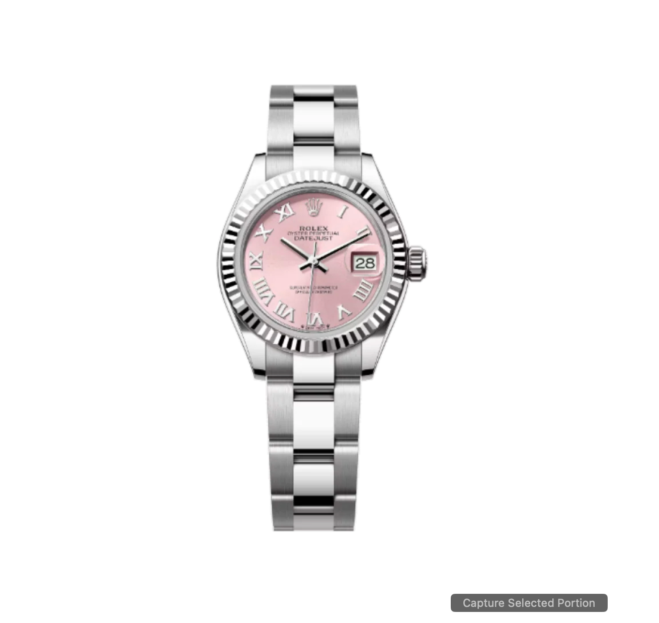 Rolex Lady-Datejust 28 Pink Roman Dial  Ref. 279174 (Pre Owned)