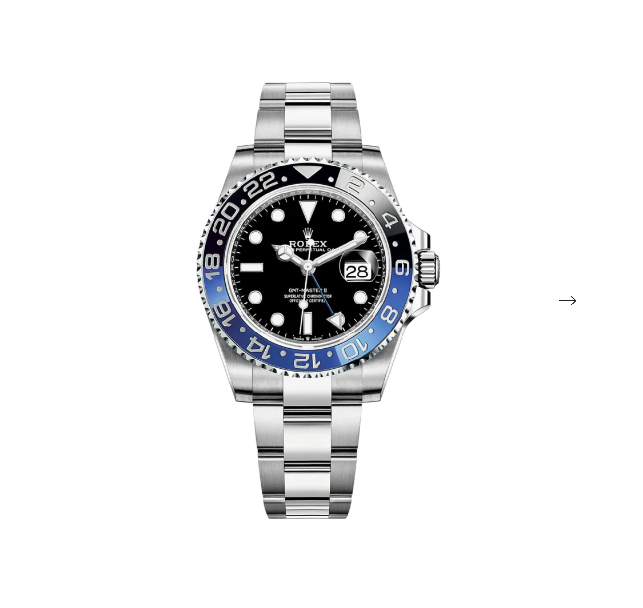 Rolex GMT-Master II “Batman” 126710BLNR Oyster Bracelet 2024 (Pre Owned)