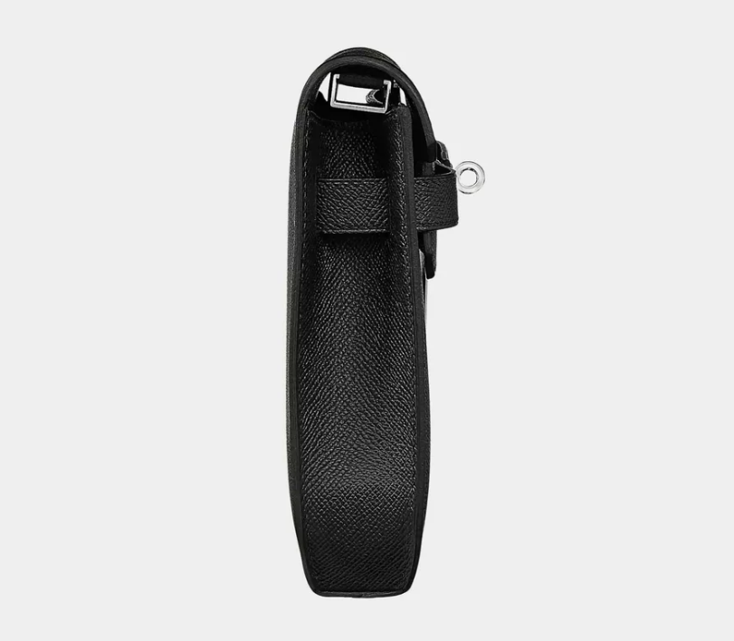 Hermès Kelly Dépêches 25 Black Epsom Palladium Hardware (2026)