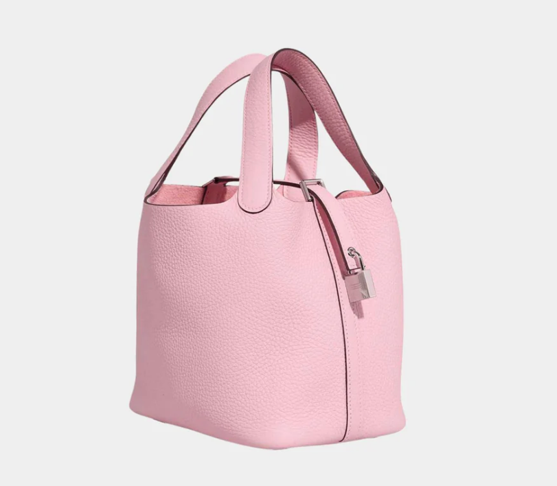 Hermès Picotin 18 Rose Sakura Clemence Palladium Hardware (2025)