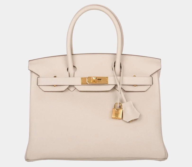 Hermès Birkin 30 Craie Togo Gold Hardware (Pre-Loved)
