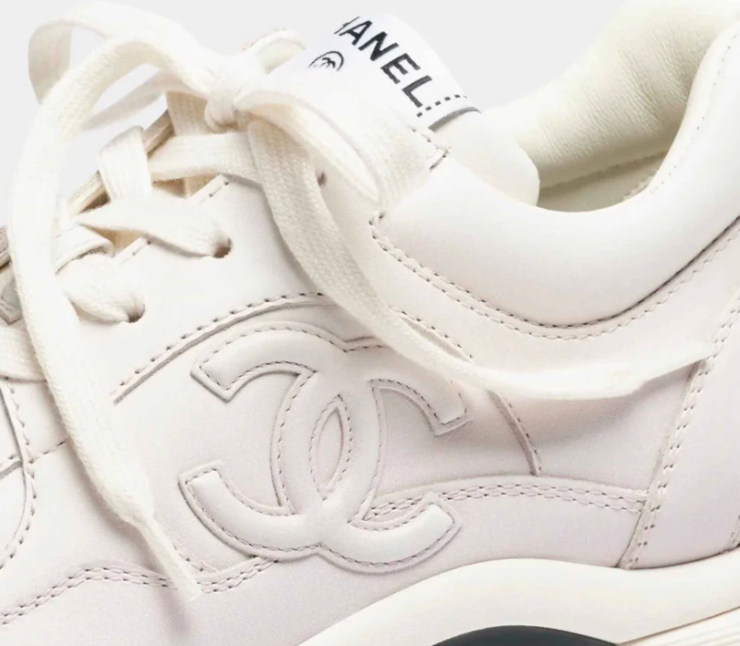 Chanel Trainers Printed Calfskin Light Purple