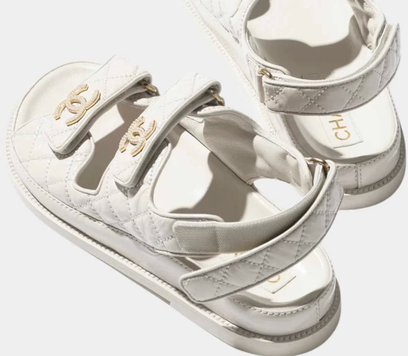 Chanel Dad Shoes in Grained Calfskin Ivory