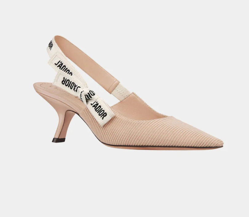 Dior J’Adior Slingback Pump in Black Technical Nude