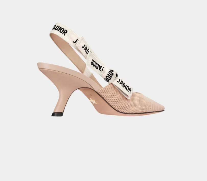 Dior J’Adior Slingback Pump in Black Technical Nude