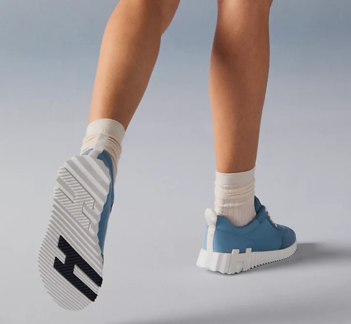 Hermès Bouncing Sneaker Sport Goatskin Bleu Jean
