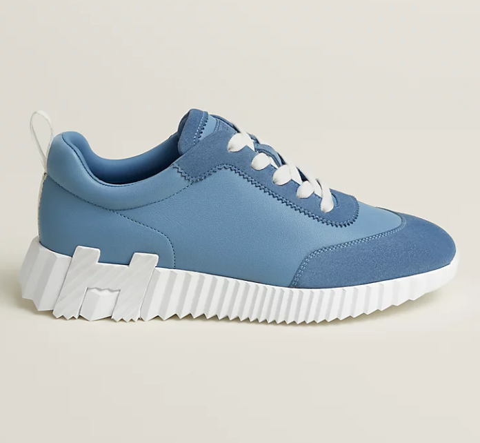 Hermès Bouncing Sneaker Sport Goatskin Bleu Jean
