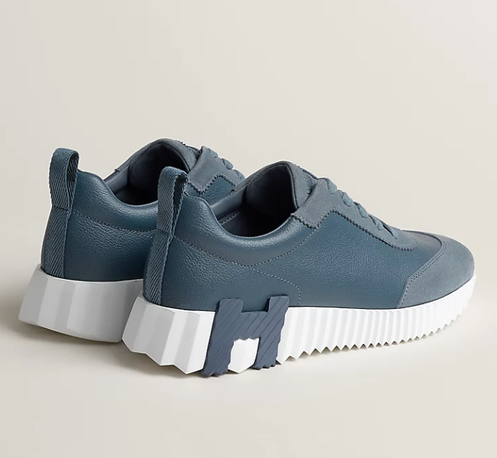 Hermès Bouncing Sneaker Sport Goatskin Bleu Mer