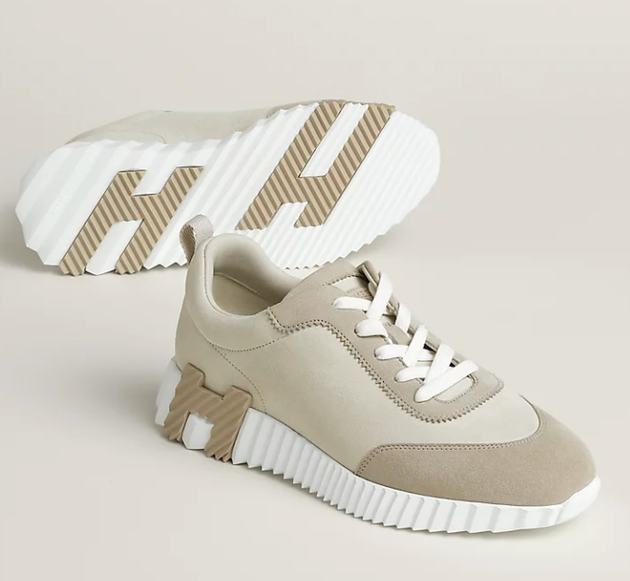 Hermès Bouncing Sneaker Sport Goatskin Beige