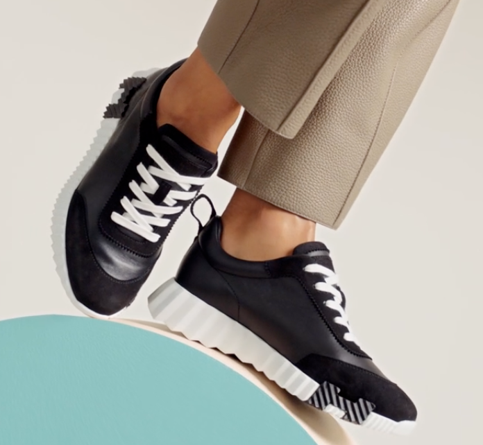 Hermès Bouncing Sneaker Sport Goatskin Noir