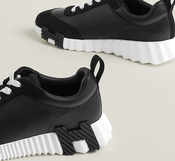 Hermès Bouncing Sneaker Sport Goatskin Noir
