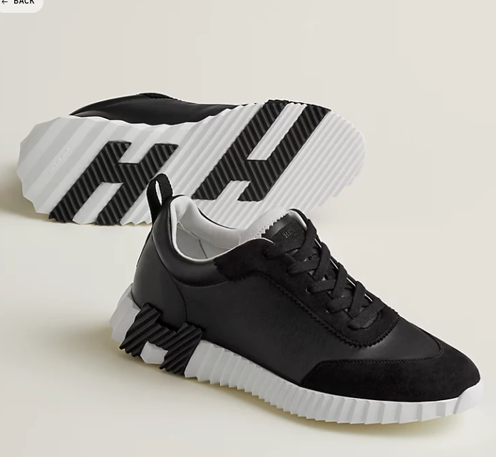 Hermès Bouncing Men’s Sneakers Noir Calfskin