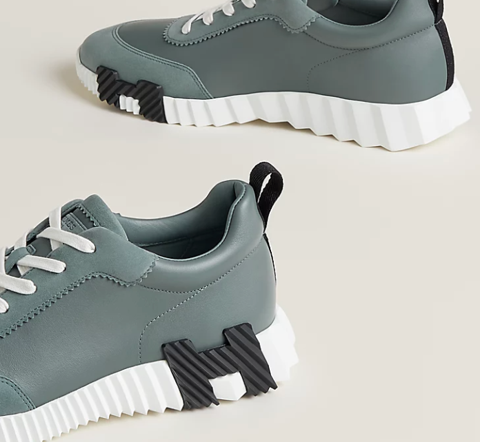 Hermès Bouncing Men’s Sneakers Bleu Tonnerre Calfskin