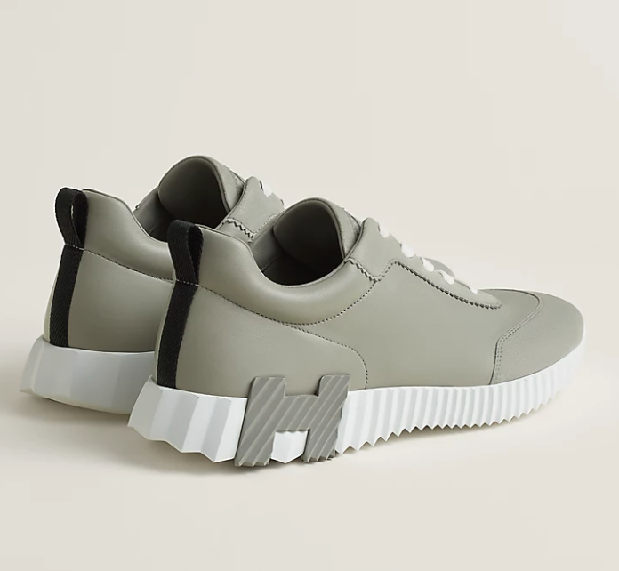 Hermès Bouncing Men’s Sneakers Gris Arctique Calfskin