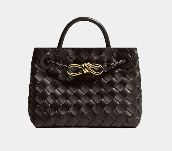 Bottega Veneta Mini Andiamo Intrecciato Bag Fondant