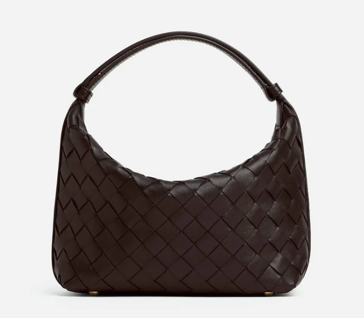 Bottega Veneta Wallace Intrecciato Leather Shoulder Bag Fondant