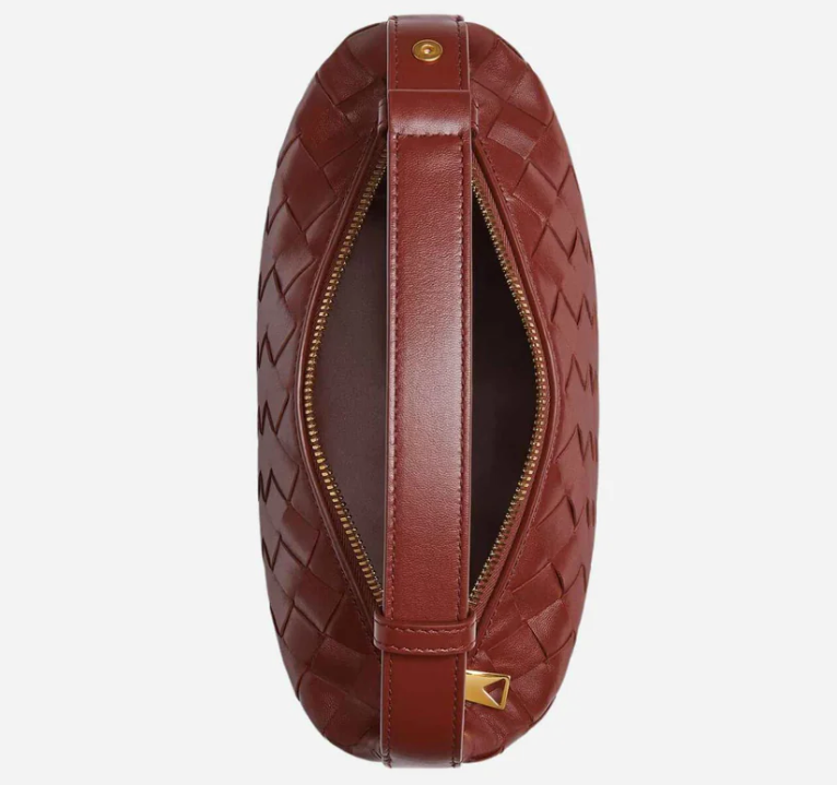 Bottega Veneta Wallace Intrecciato Leather Shoulder Bag Sapele