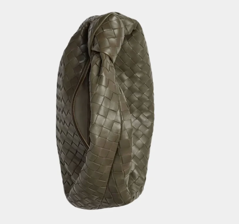 Bottega Veneta Large Jodie Intrecciato Shoulder Bag Cypress