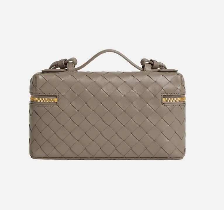 Bottega Veneta Bang Bang Intrecciato Vanity Case Limestone