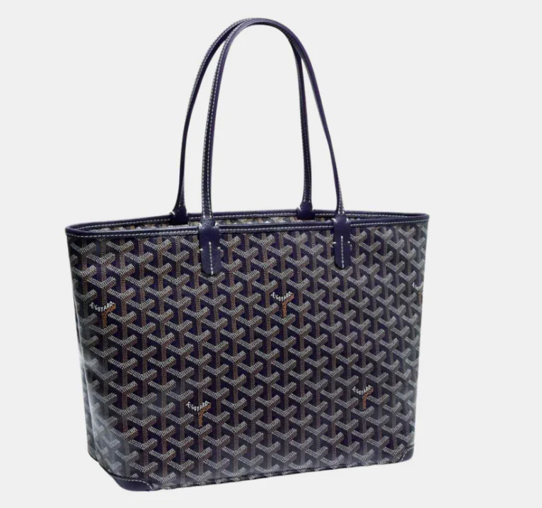 Goyard Artois PM Tote Bag Blue Goyardine