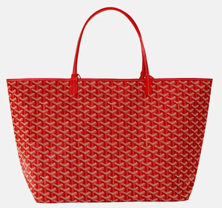 Goyard Saint Louis GM Tote Bag Red Goyardine
