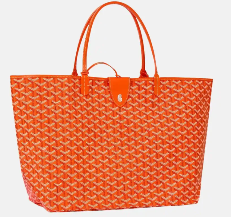 Goyard Saint Louis GM Tote Bag Orange Goyardine