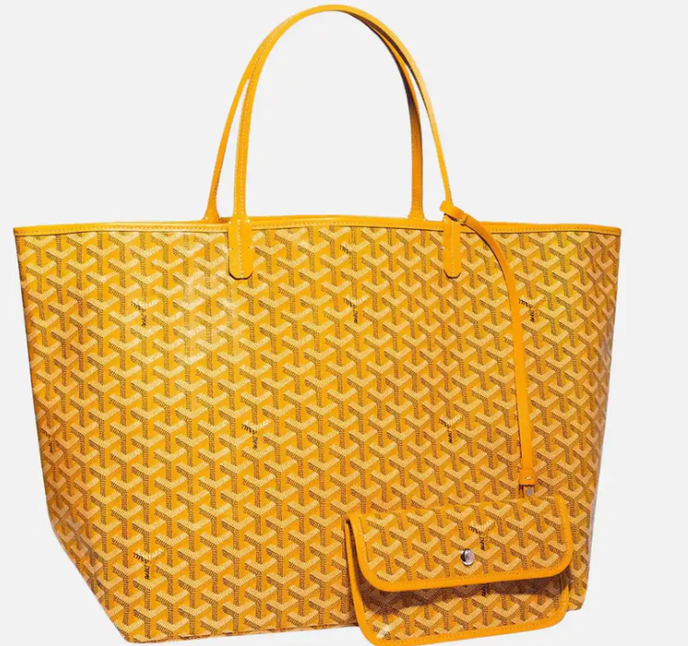 Goyard Saint Louis GM Tote Bag Yellow Goyardine