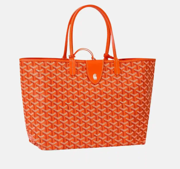 Goyard Saint Louis PM Tote Bag Orange Goyardine