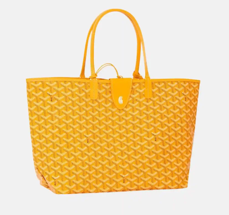 Goyard Saint Louis PM Tote Bag Yellow  Goyardine