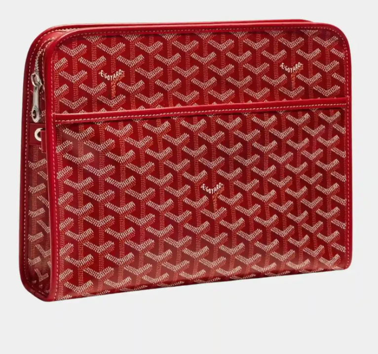 Goyard Jouvence GM Toiletry Bag Red Goyardine