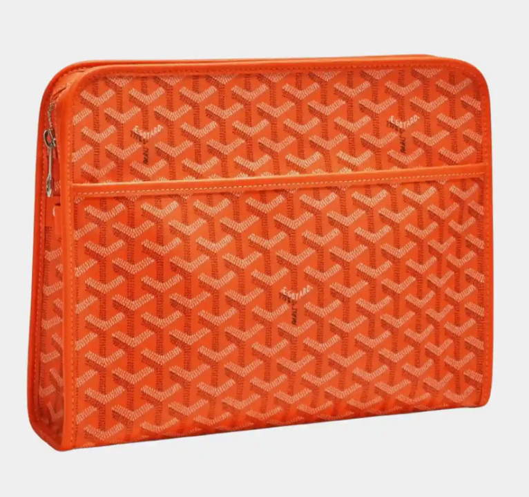 Goyard Jouvence GM Toiletry Bag Orange Goyardine