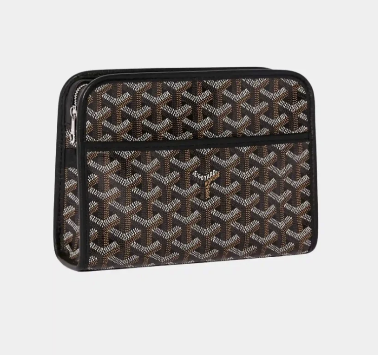 Goyard Jouvence PM Toiletry Bag  Black Goyardine