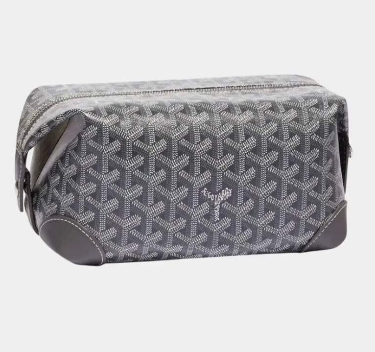 Goyard Bowling 25 Toiletry Bag Grey Goyardine