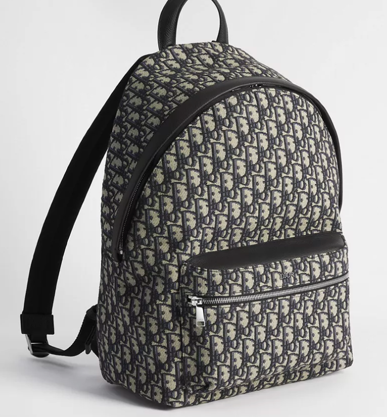 Dior Rider Backpack Beige & Black Dior Oblique Jacquard