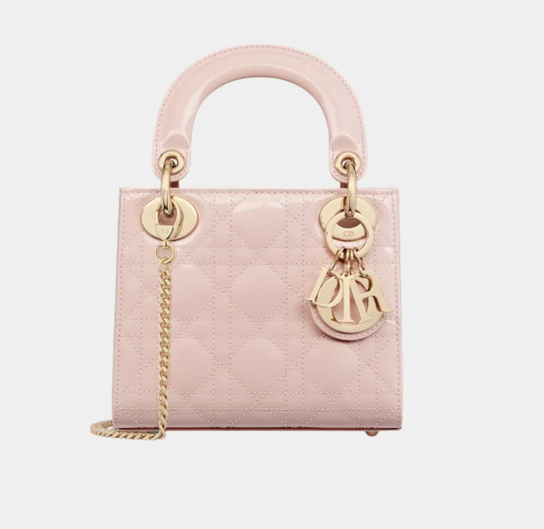 Powder Pink Mini Lady Dior Bag