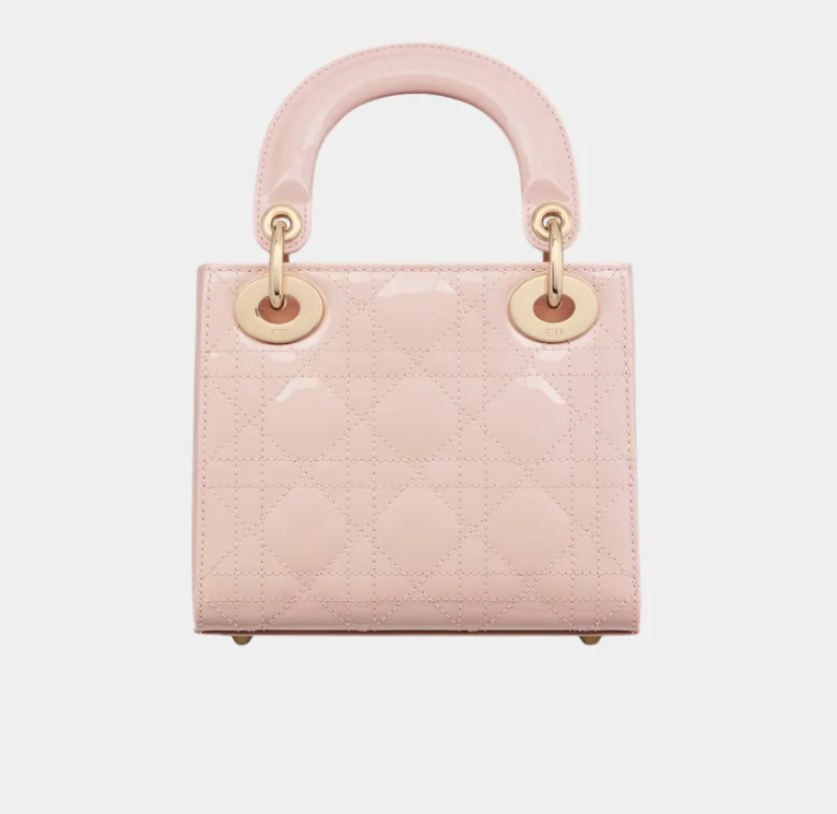 Powder Pink Mini Lady Dior Bag
