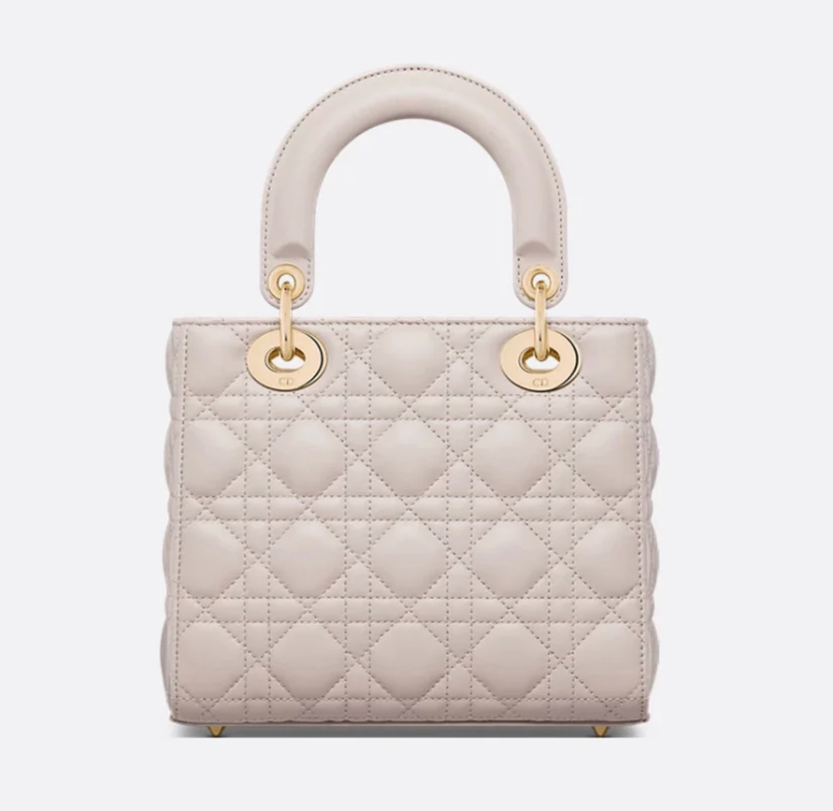 Beige Lin Lady Dior My ABCDior Small Bag