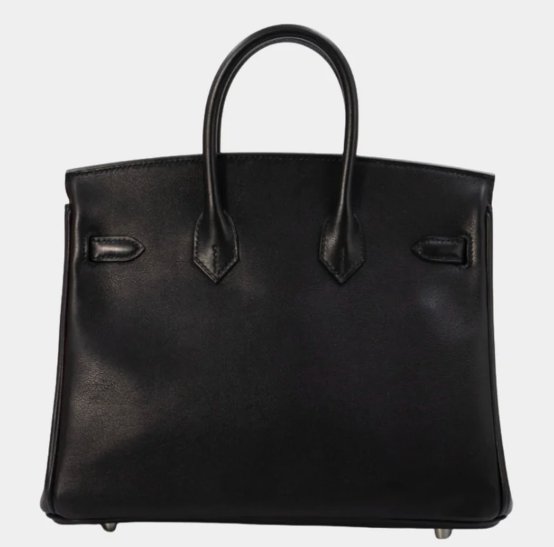 Hermès Birkin 25 Black Volupto Leather PHW