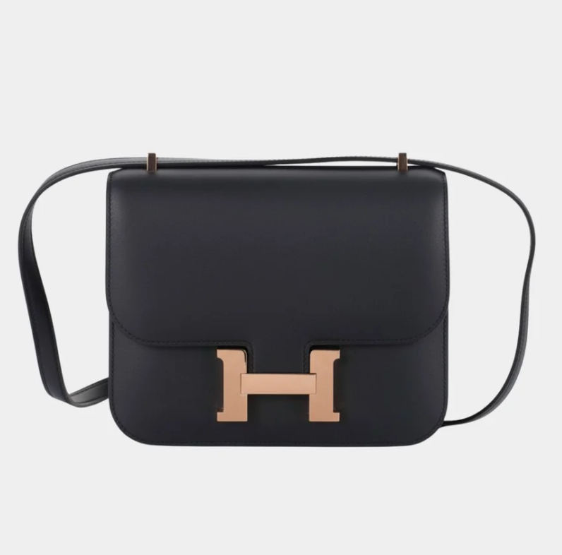 Hermès Constance 18 Swift Bleu Indigo RGHW