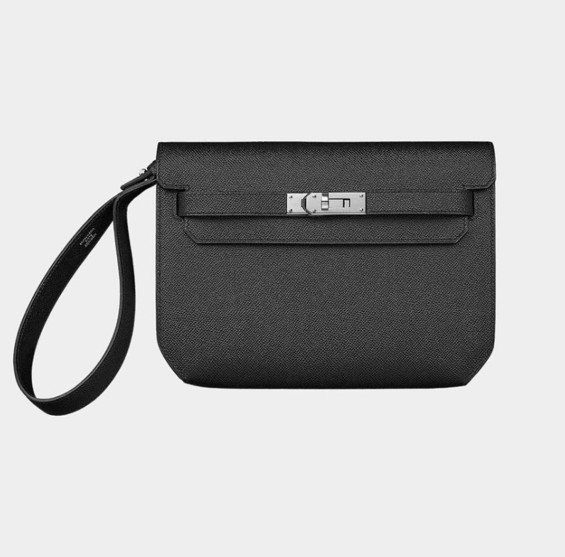 Hermès Kelly Depeches 25 Black PHW