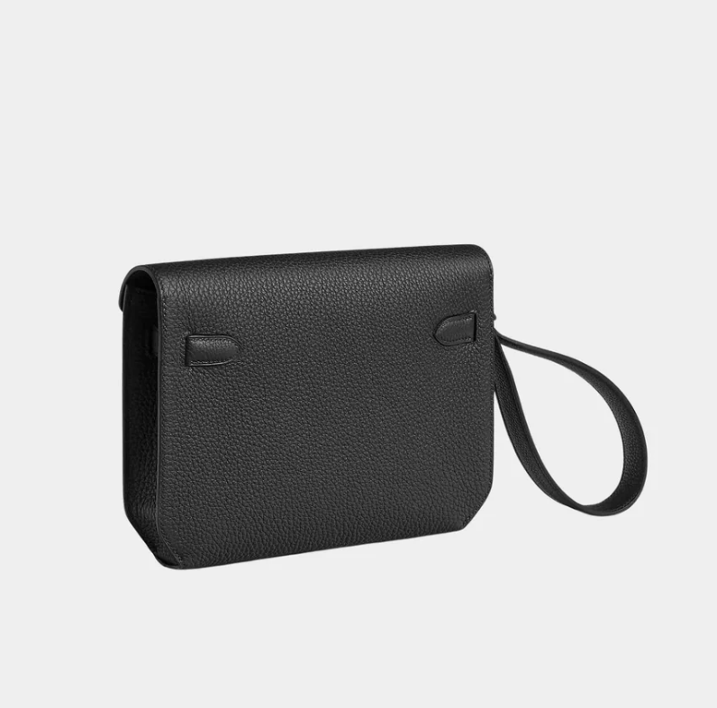 Hermès Kelly Depeches 25 Monochrome Pouch Togo Calfskin