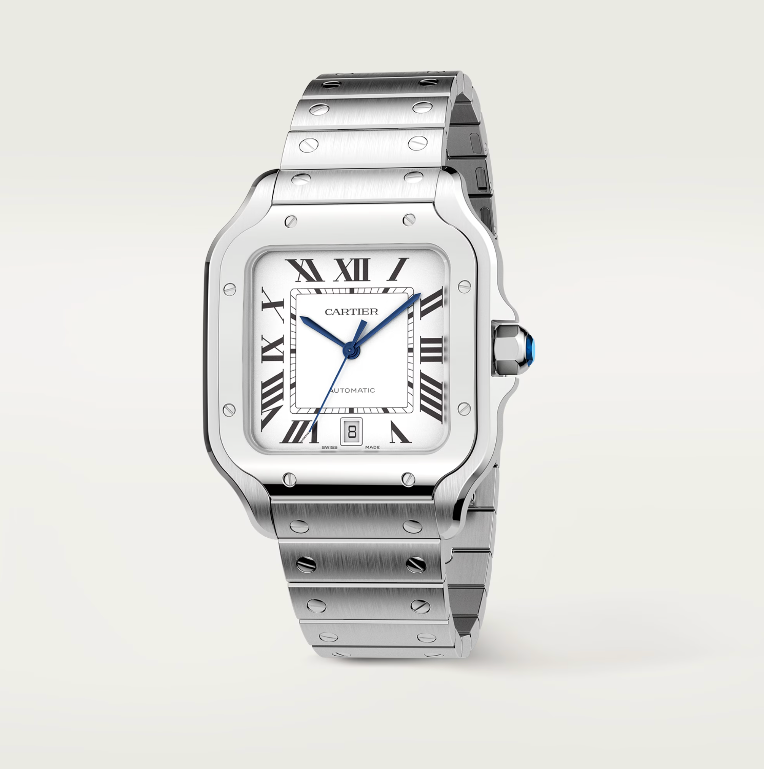 Cartier Santos de Cartier Large Automatic Watch 39.8mm Steel
