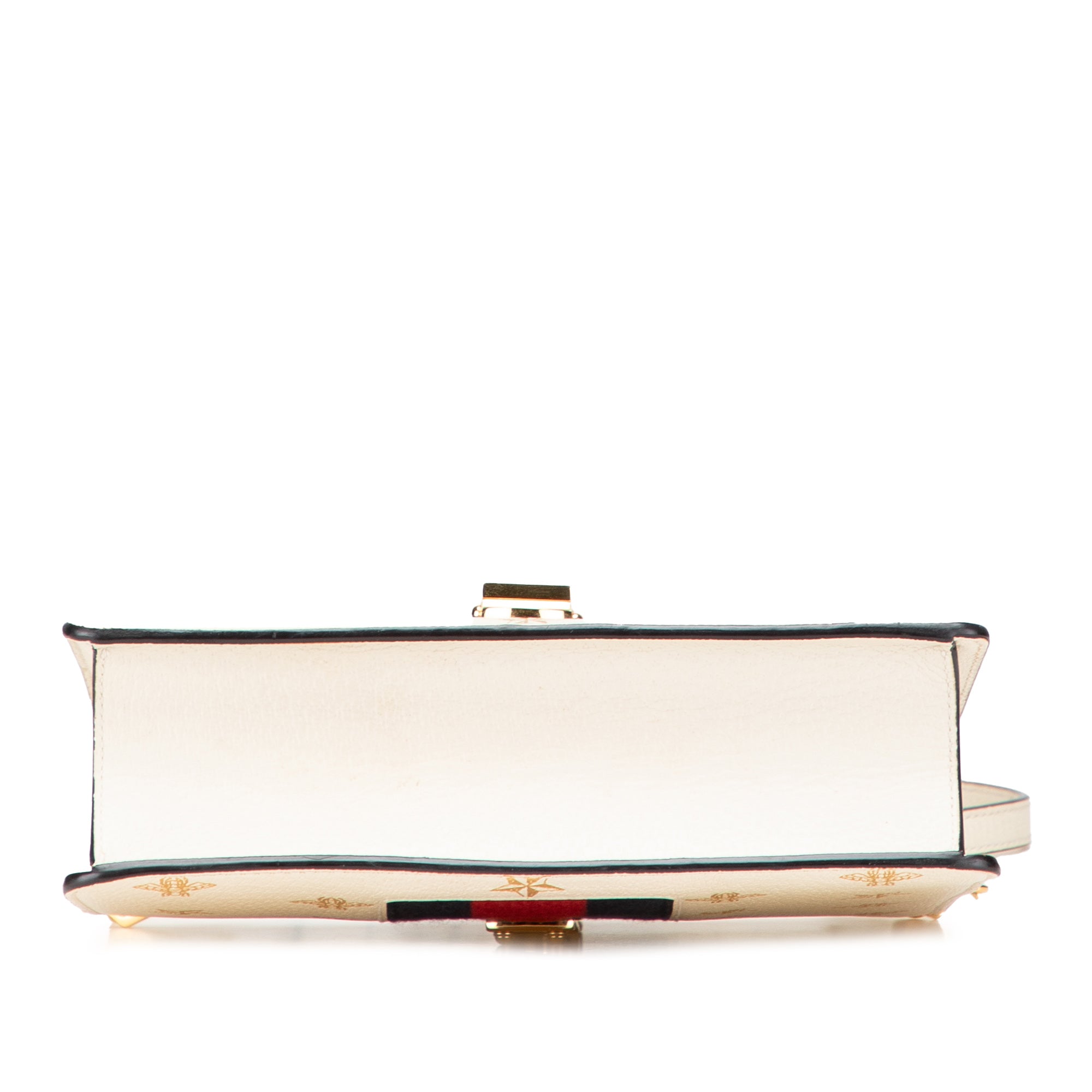 Gucci Small Leather Bee Star Sylvie Satchel