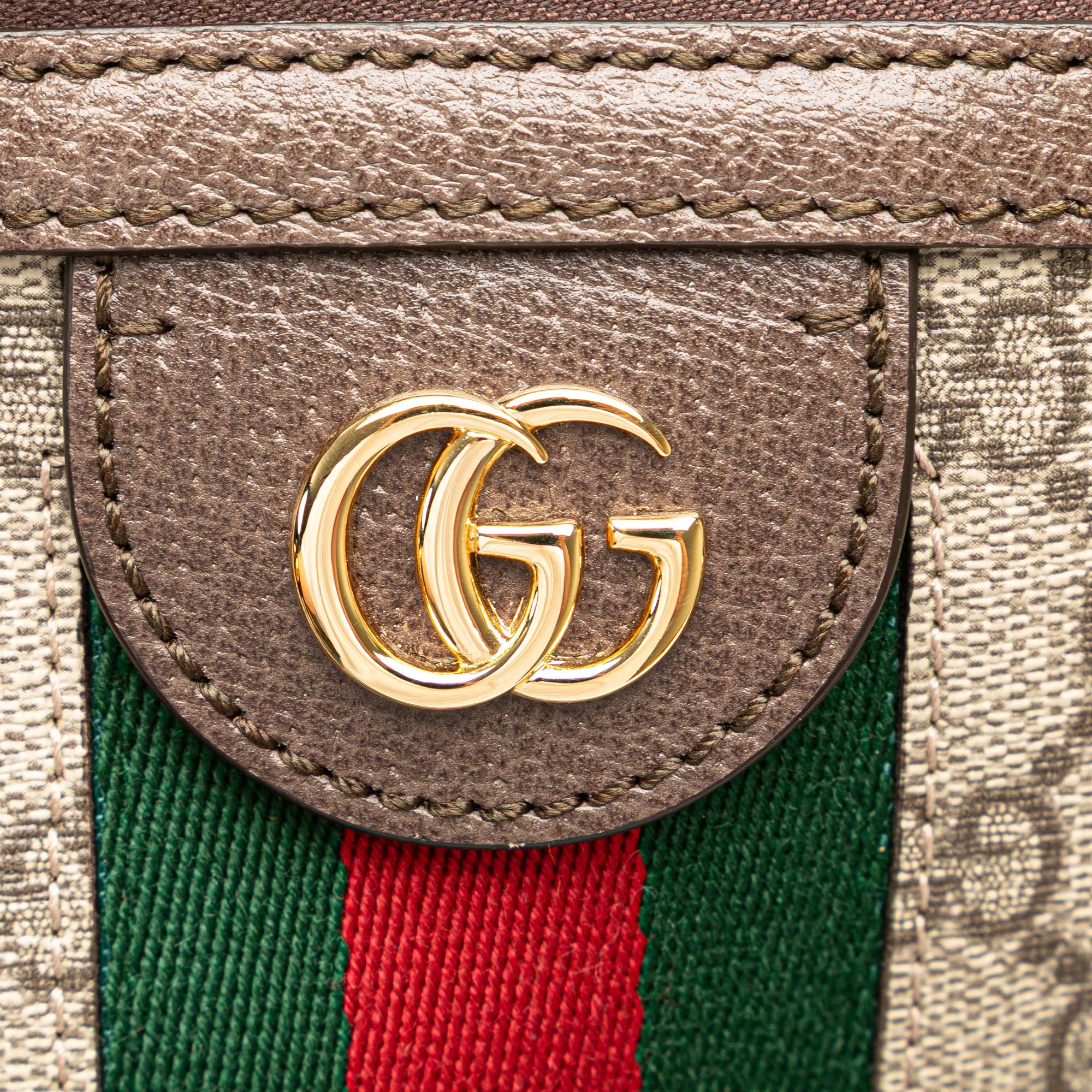 Gucci Medium GG Supreme Ophidia Web Satchel